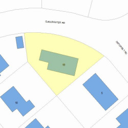 99 Clearwater Rd, Newton, MA 02462 plot plan