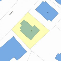 42 Hollis St, Newton, MA 02458 plot plan