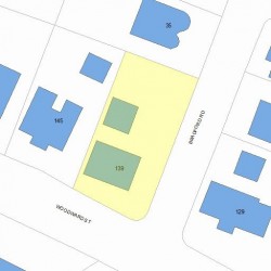 139 Woodward St, Newton, MA 02461 plot plan