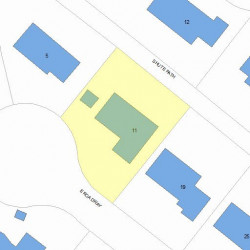 11 Shute Path, Newton, MA 02459 plot plan