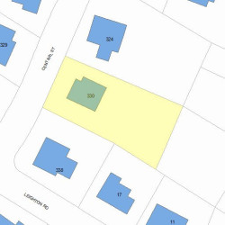 330 Central St, Newton, MA 02466 plot plan