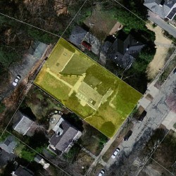 125 Windermere Rd, Newton, MA 02466 aerial view