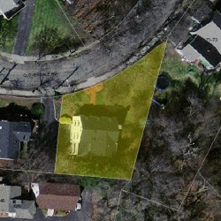 14 Cloverdale Rd, Newton, MA 02459 aerial view