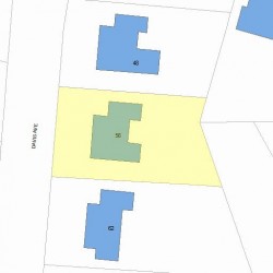 56 Davis Ave, Newton, MA 02465 plot plan