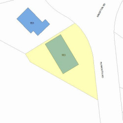 163 Plymouth Rd, Newton, MA 02461 plot plan