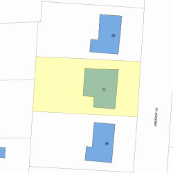 33 Andrew St, Newton, MA 02461 plot plan