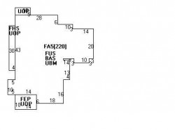 126 Prince St, Newton, MA 02465 floor plan