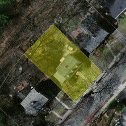 47 Beverly Rd, Newton, MA 02461 aerial view