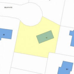 14 Selwyn Rd, Newton, MA 02461 plot plan