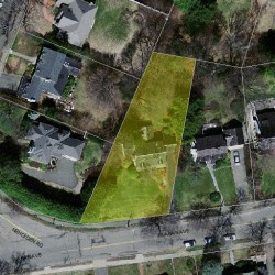 53 Waban Ave, Newton, MA 02468 aerial view