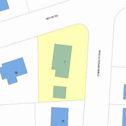 7 Commonwealth Park, Newton, MA 02459 plot plan