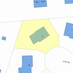 21 Jules Ter, Newton, MA 02459 plot plan