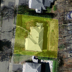 104 Cynthia Rd, Newton, MA 02459 aerial view