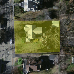 90 Sumner St, Newton, MA 02459 aerial view