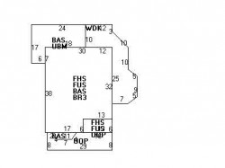 18 Cedar St, Newton, MA 02459 floor plan