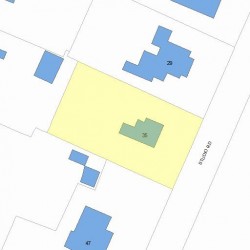 35 Studio Rd, Newton, MA 02466 plot plan