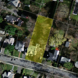 43 Cotton St, Newton, MA 02458 aerial view