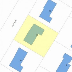 80 Selwyn Rd, Newton, MA 02461 plot plan