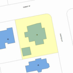 39 Chester St, Newton, MA 02461 plot plan