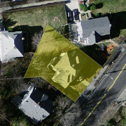 101 Grant Ave, Newton, MA 02459 aerial view