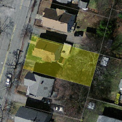 224 Cherry St, Newton, MA 02465 aerial view