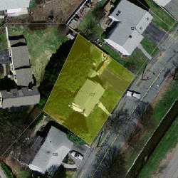 127 Albemarle Rd, Newton, MA 02460 aerial view