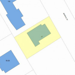 17 Munroe St, Newton, MA 02460 plot plan