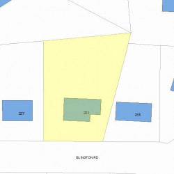 221 Islington Rd, Newton, MA 02466 plot plan