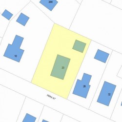 20 Fern St, Newton, MA 02466 plot plan