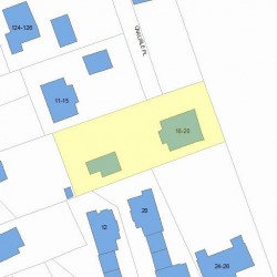 18 Carlisle Pl, Newton, MA 02459 plot plan