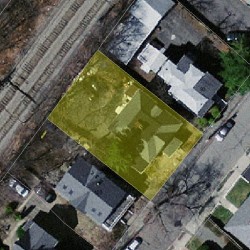 97 Floral St, Newton, MA 02461 aerial view