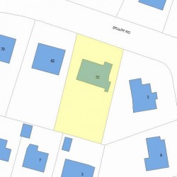 52 Stuart Rd, Newton, MA 02459 plot plan