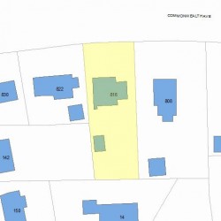 816 Commonwealth Ave, Newton, MA 02459 plot plan