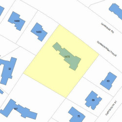 1470 Commonwealth Ave, Newton, MA 02465 plot plan