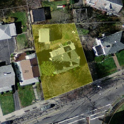 273 Ward St, Newton, MA 02459 aerial view