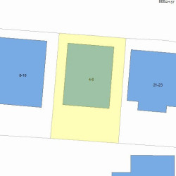 4 Beech St, Newton, MA 02458 plot plan