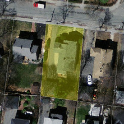 52 Gate Park, Newton, MA 02465 aerial view
