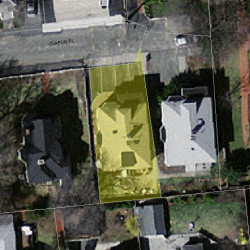 18 Claflin Pl, Newton, MA 02460 aerial view