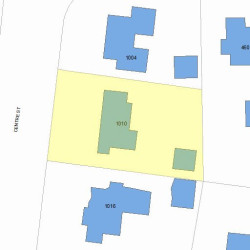 1010 Centre St, Newton, MA 02459 plot plan