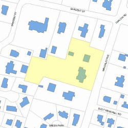 301 Waverley Ave, Newton, MA 02458 plot plan