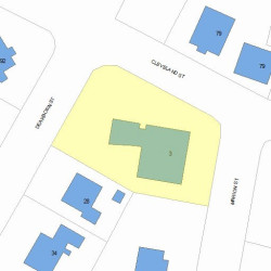 3 Marion St, Newton, MA 02465 plot plan