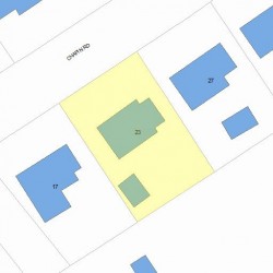 23 Chapin Rd, Newton, MA 02459 plot plan