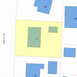 59 Charlotte Rd, Newton, MA 02459 plot plan
