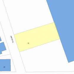 18 Harvey Pl, Newton, MA 02465 plot plan