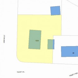 1094 Centre St, Newton, MA 02459 plot plan