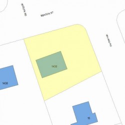 1430 Beacon St, Newton, MA 02468 plot plan