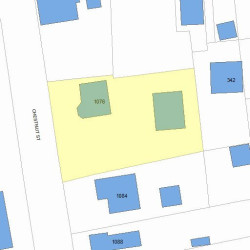 1076 Chestnut St, Newton, MA 02464 plot plan