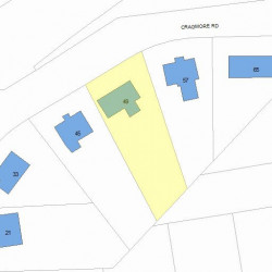 49 Cragmore Rd, Newton, MA 02464 plot plan