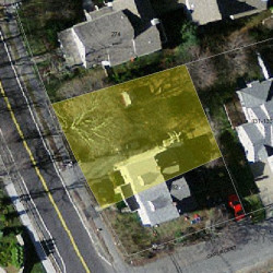 282 Langley Rd, Newton, MA 02459 aerial view
