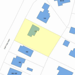 152 Side Pkwy, Newton, MA 02458 plot plan